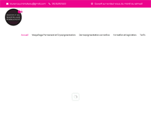 Tablet Screenshot of institutdumaquillagepermanent.com